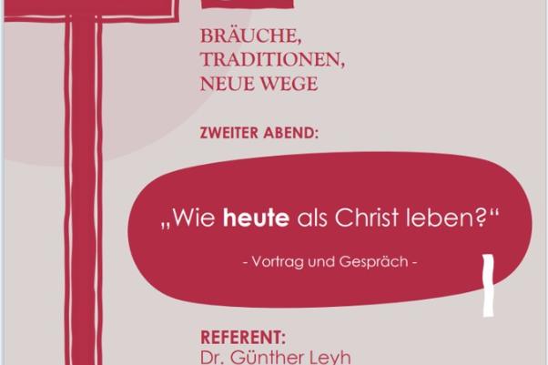 Als Christ Leben