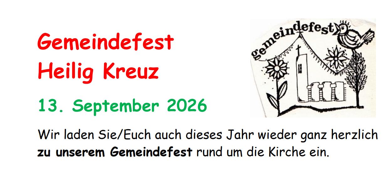 Gemeindefest Hl. Kreuz klein