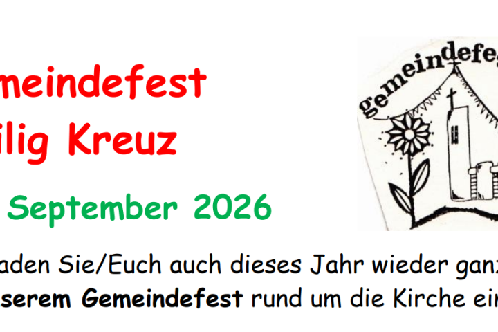 Gemeindefest Hl. Kreuz klein