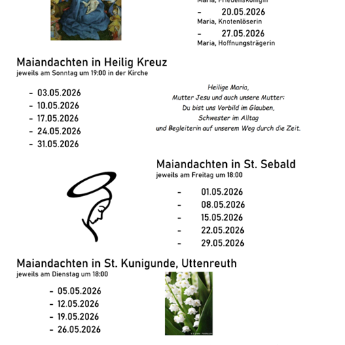 Maiandachten