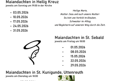 Maiandachten