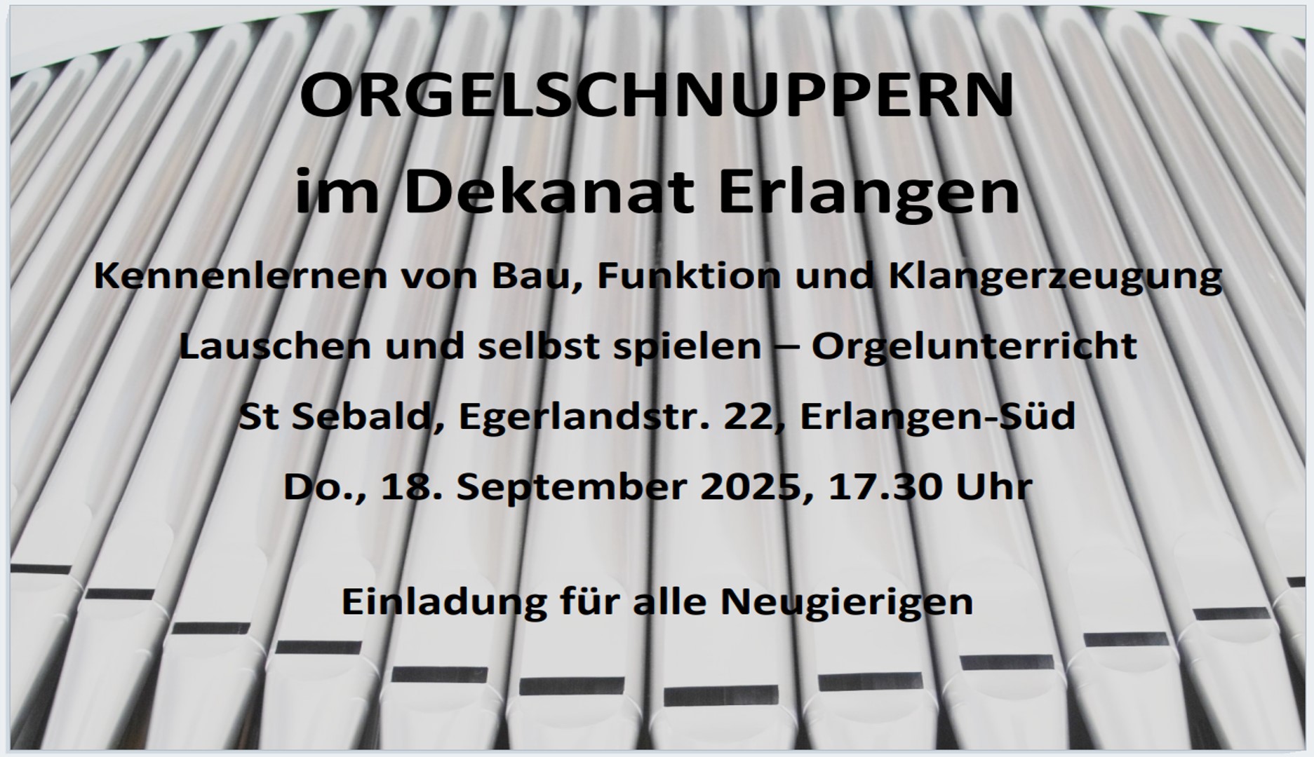 Orgelschnuppern
