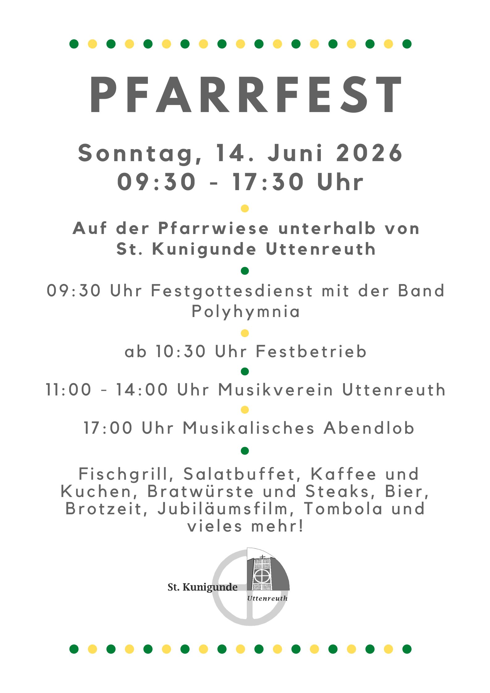 Pfarrfest 2026 - Bild