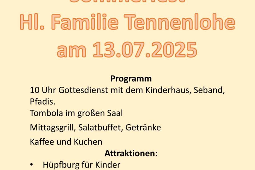 Sommerfest HL Familie 2025