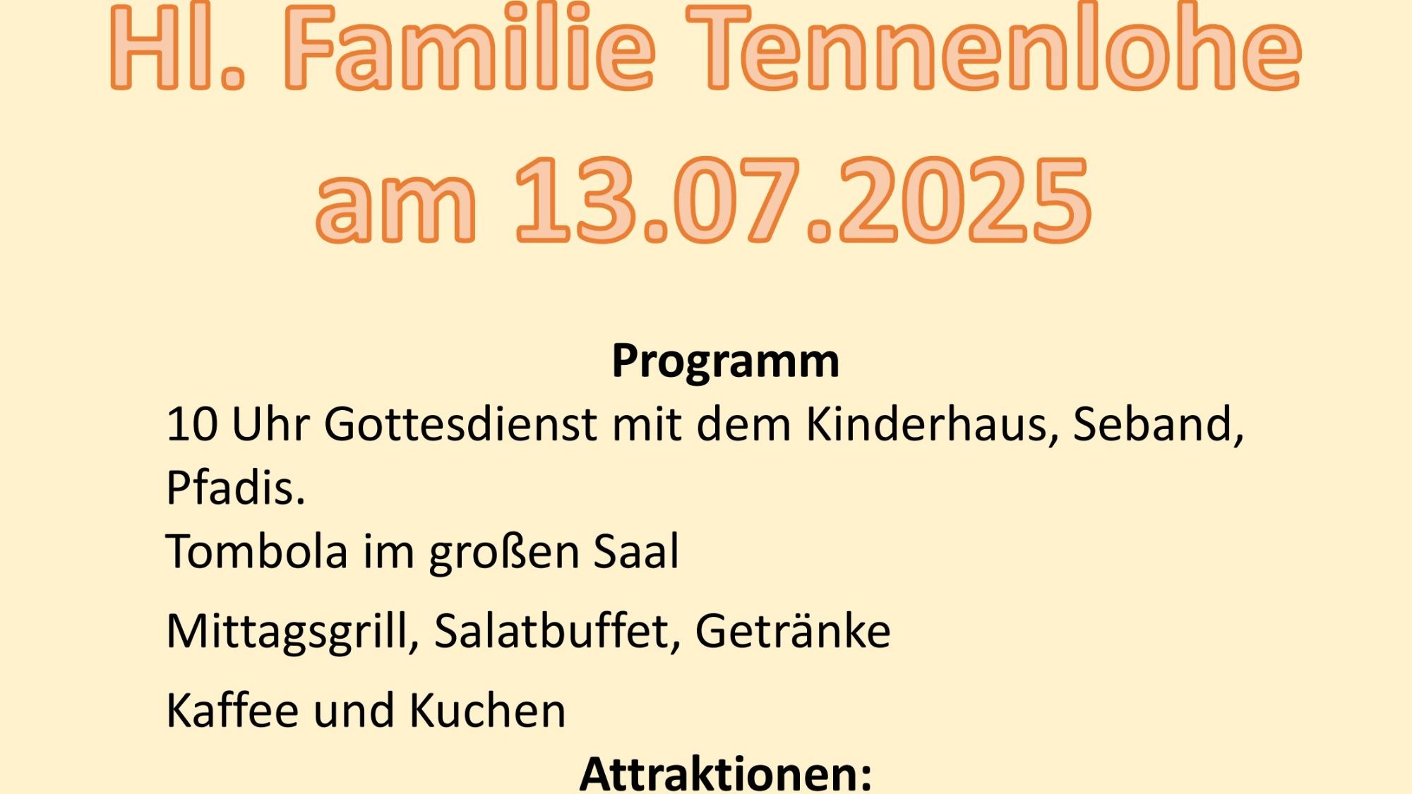 Sommerfest HL Familie 2025