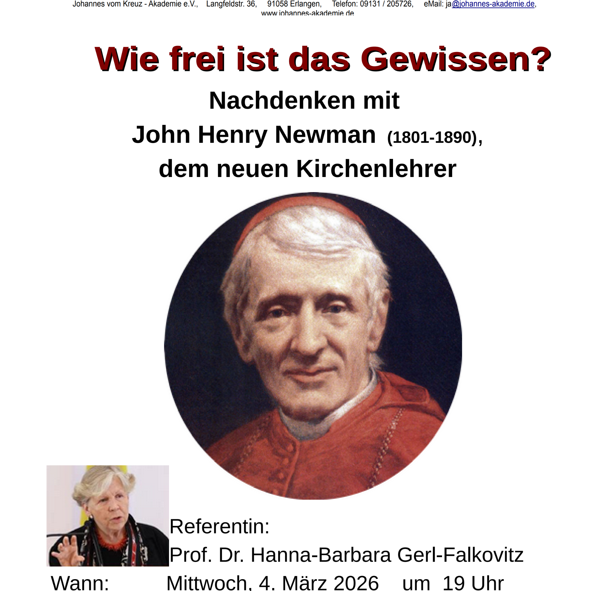 Wie frei ist das Gewissen1