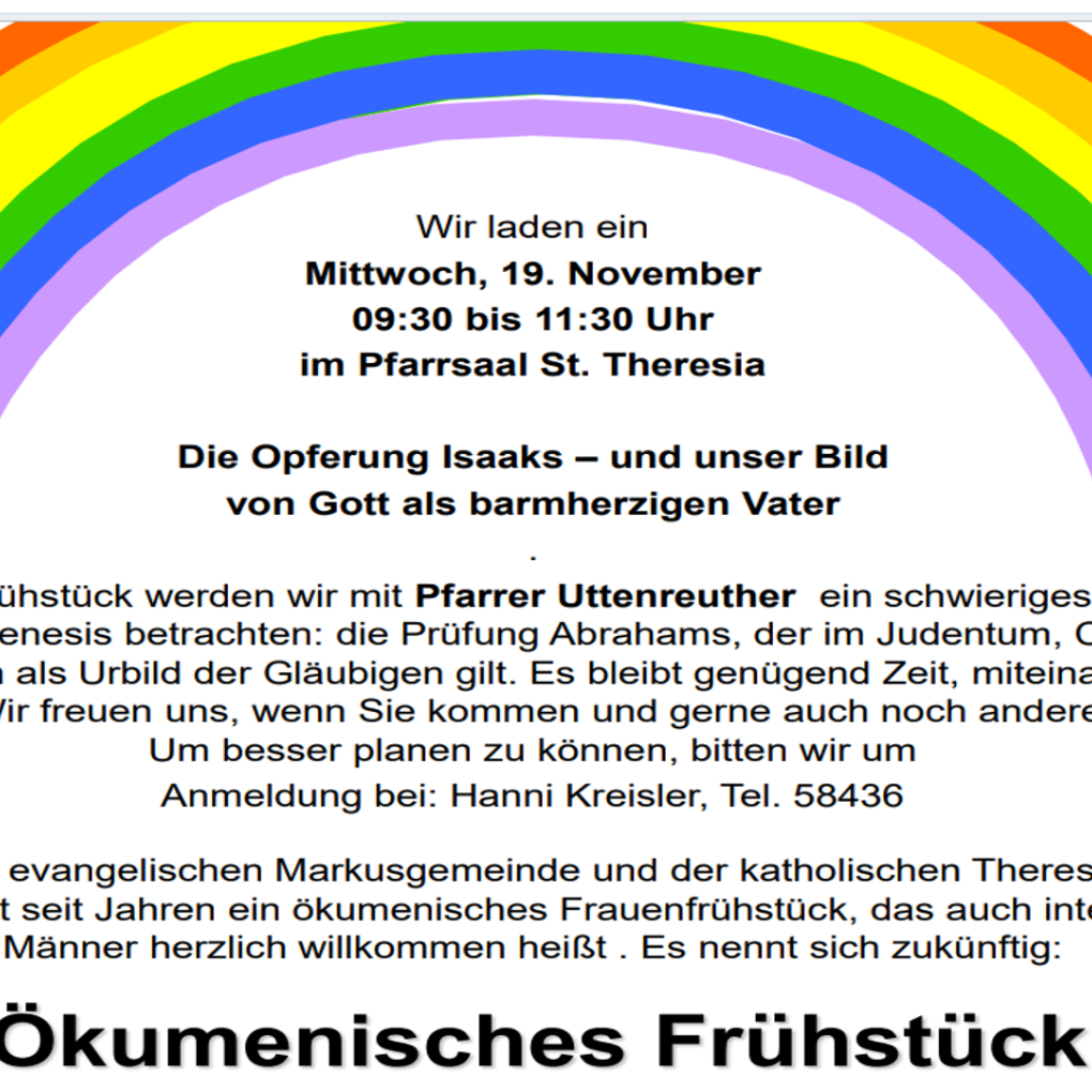 ökumenisches Frühstück