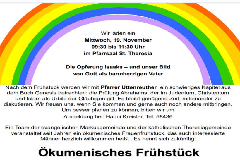 ökumenisches Frühstück