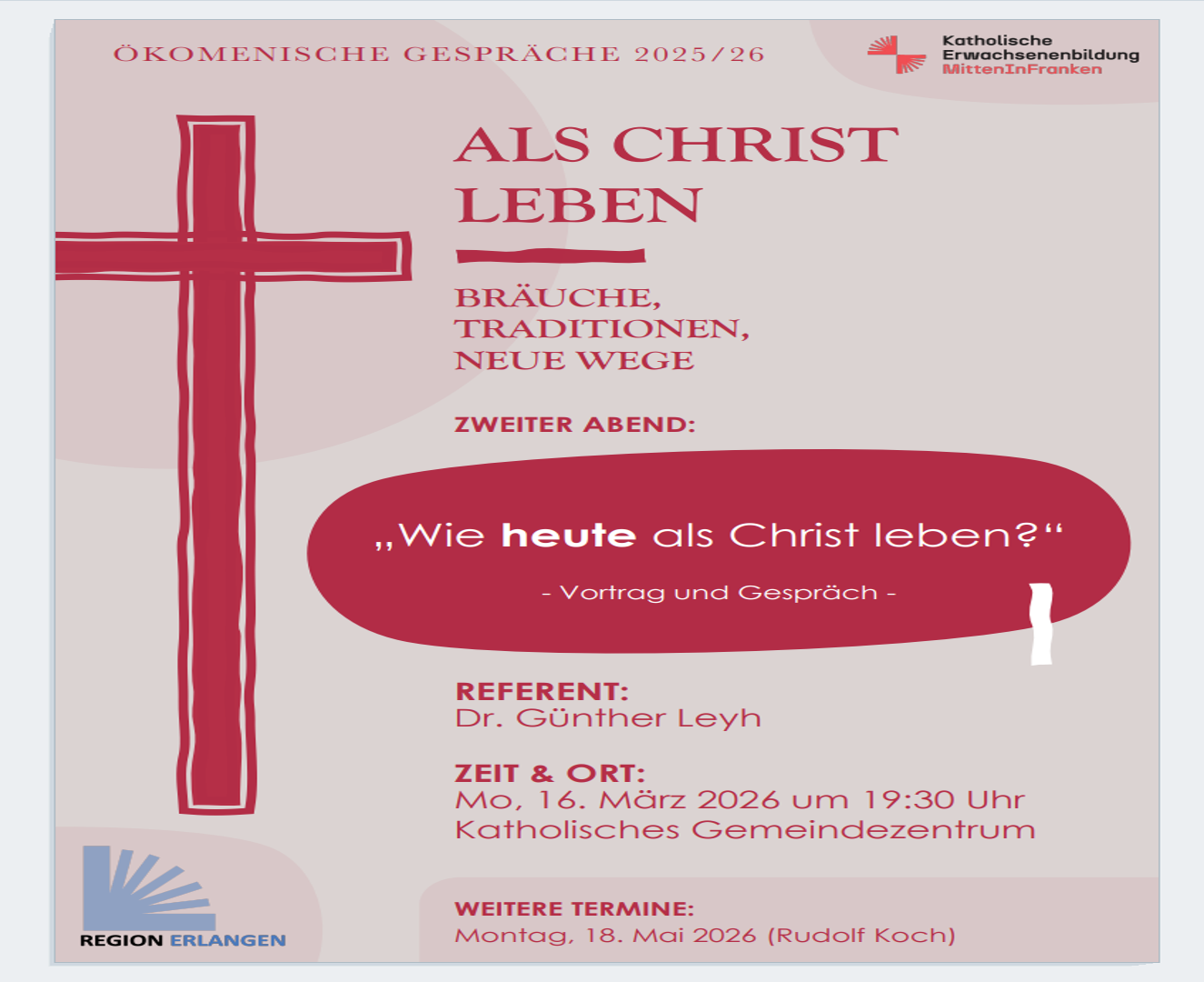 wie heute als christ